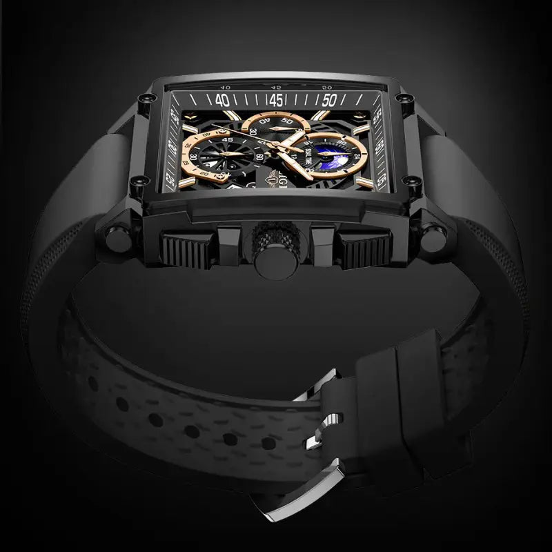 Women's Quartz Watch with Square Dial, Classic Design Luminous Hands