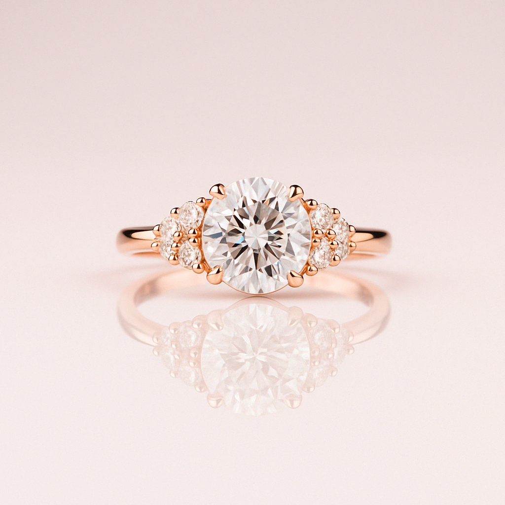 Hailley - Oval & Half Moon | Gold 17k