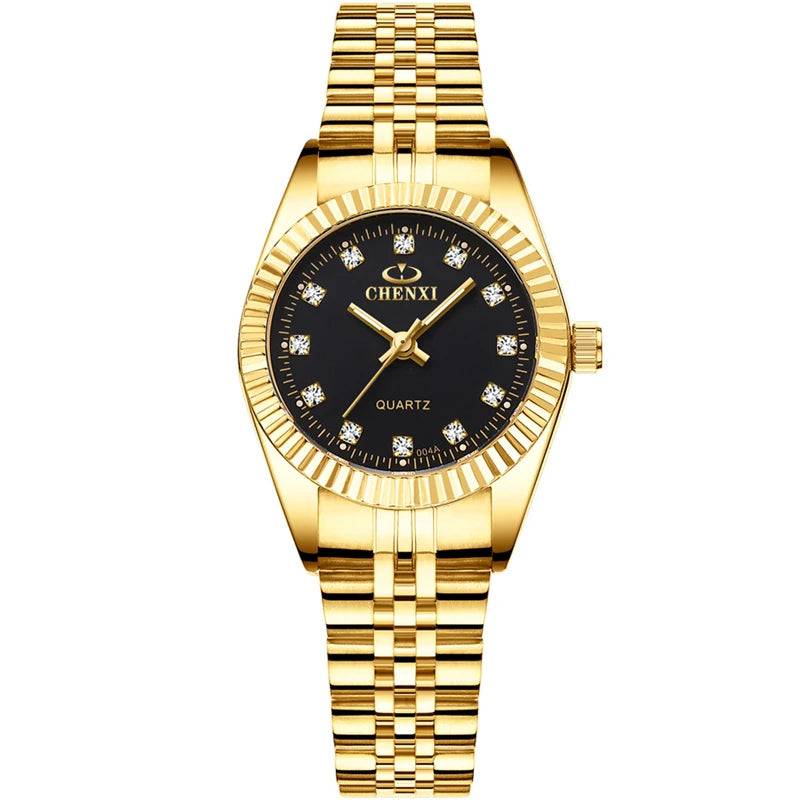Women's Quartz Waterproof Steel Watch