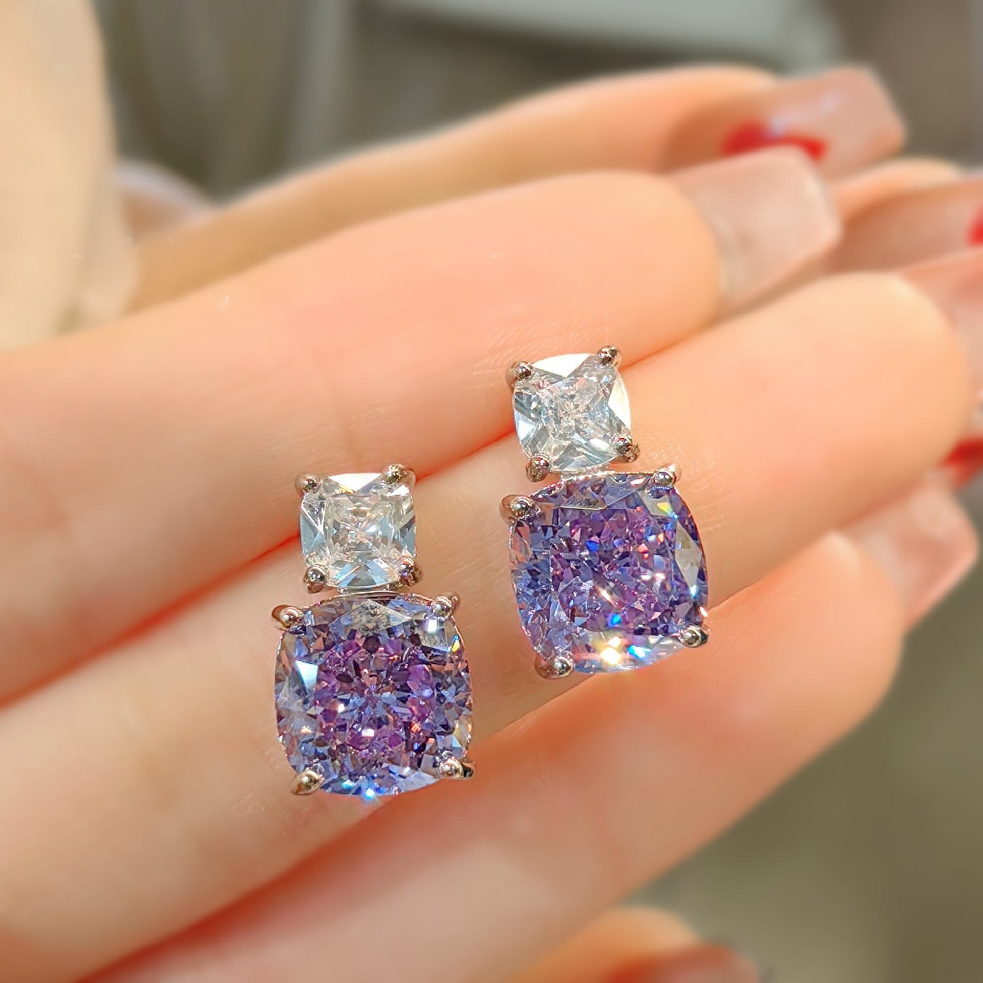 Adeline Violetta Set | White Gold 14k