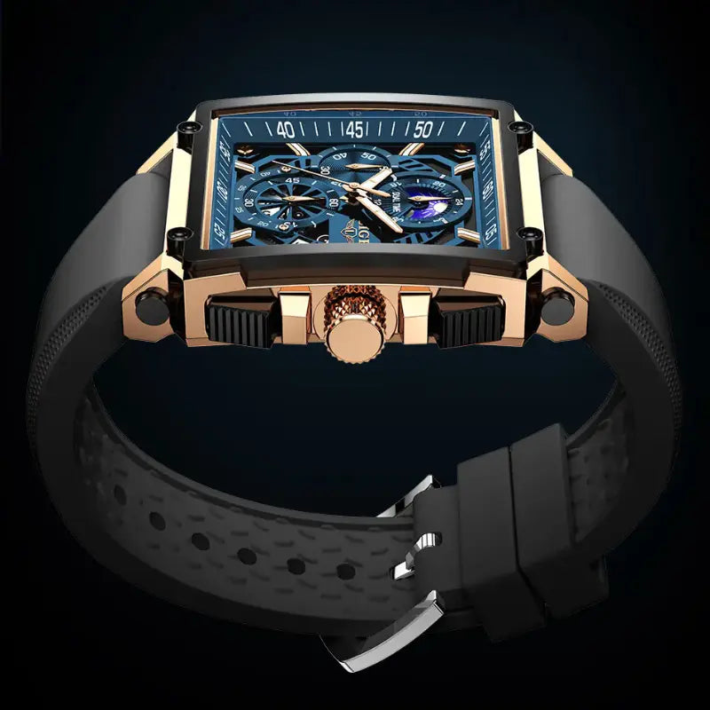 Women's Quartz Watch with Square Dial, Classic Design Luminous Hands