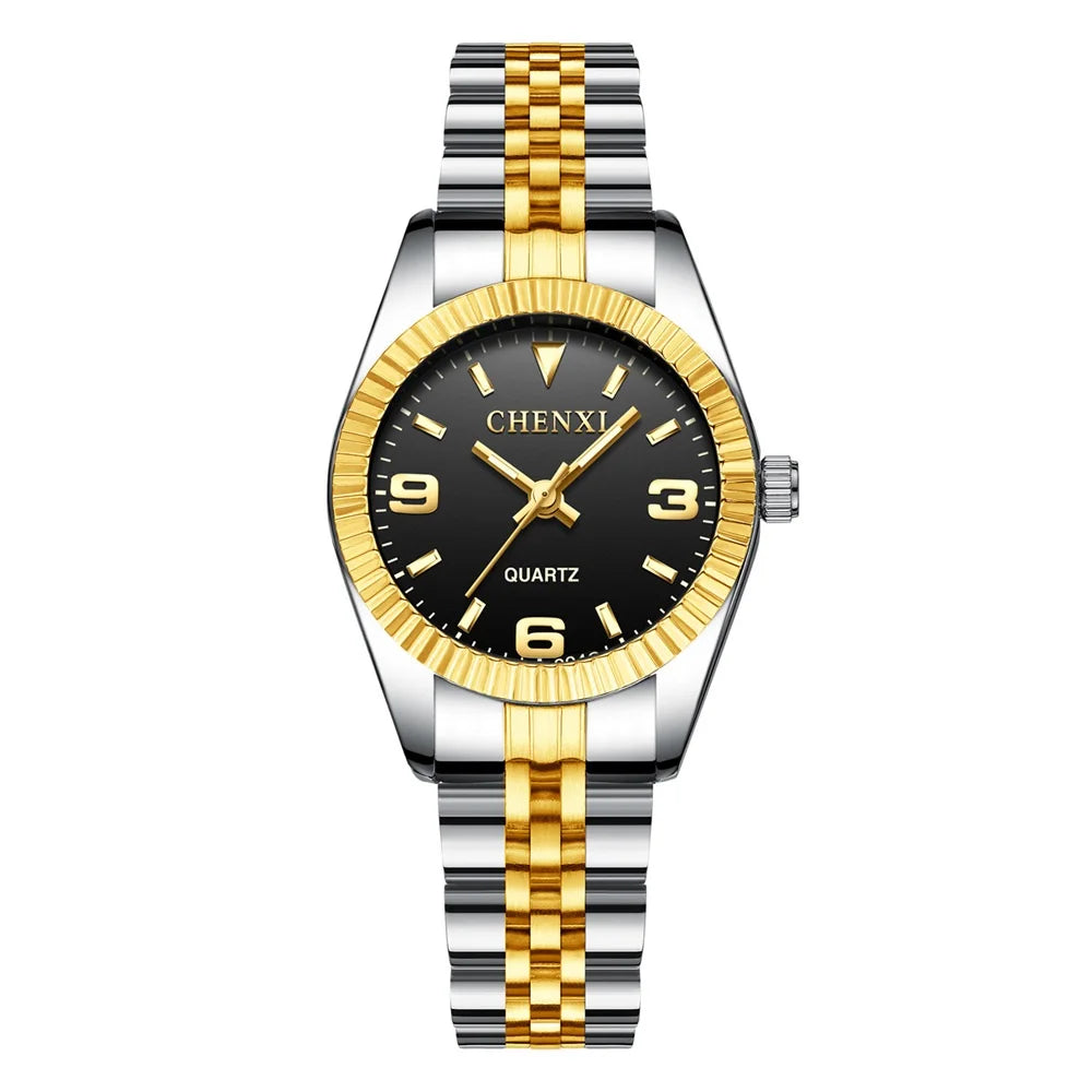 Women Dress Strass Quartz Waterproof Watch