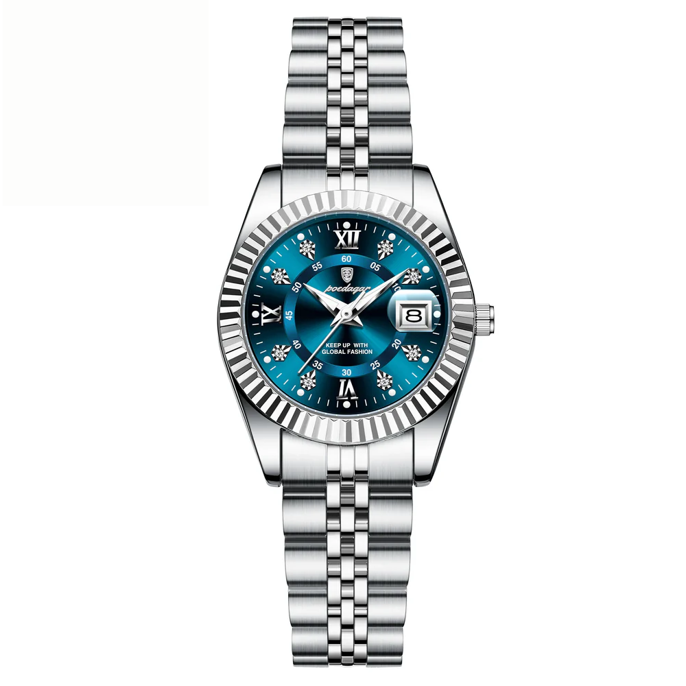 Women Waterproof Luminous Stainless Steel Quartz Watch