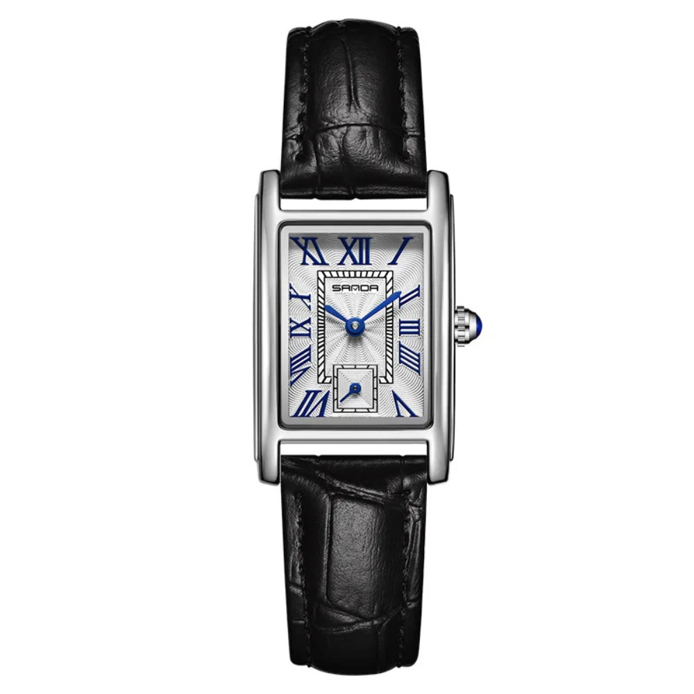 Elegant Rectangle Dial Water Resistant Watch