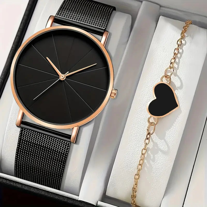 Casual Style Shock-Resistant Watch Set