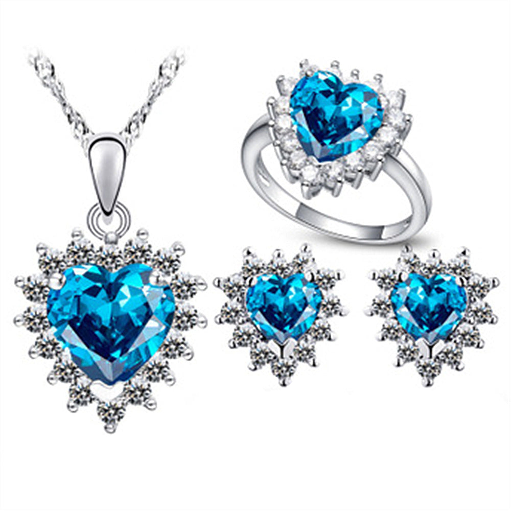 Saphira Vale Set | White Gold 14k