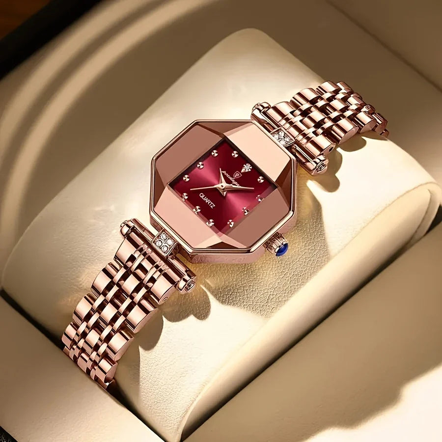 Ladies Quartz Wrist Watch Glamorous Style, Analog Display