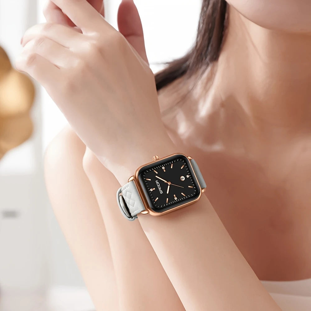 Women's Watch Elegant Leisure Simple Belt Strap Quartz Watches Wrist Watches