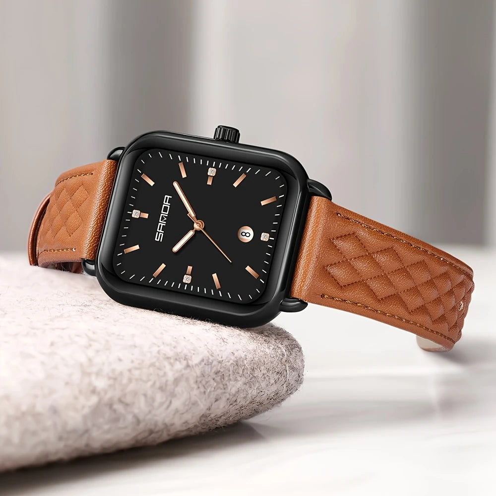Women's Watch Elegant Leisure Simple Belt Strap Quartz Watches Wrist Watches
