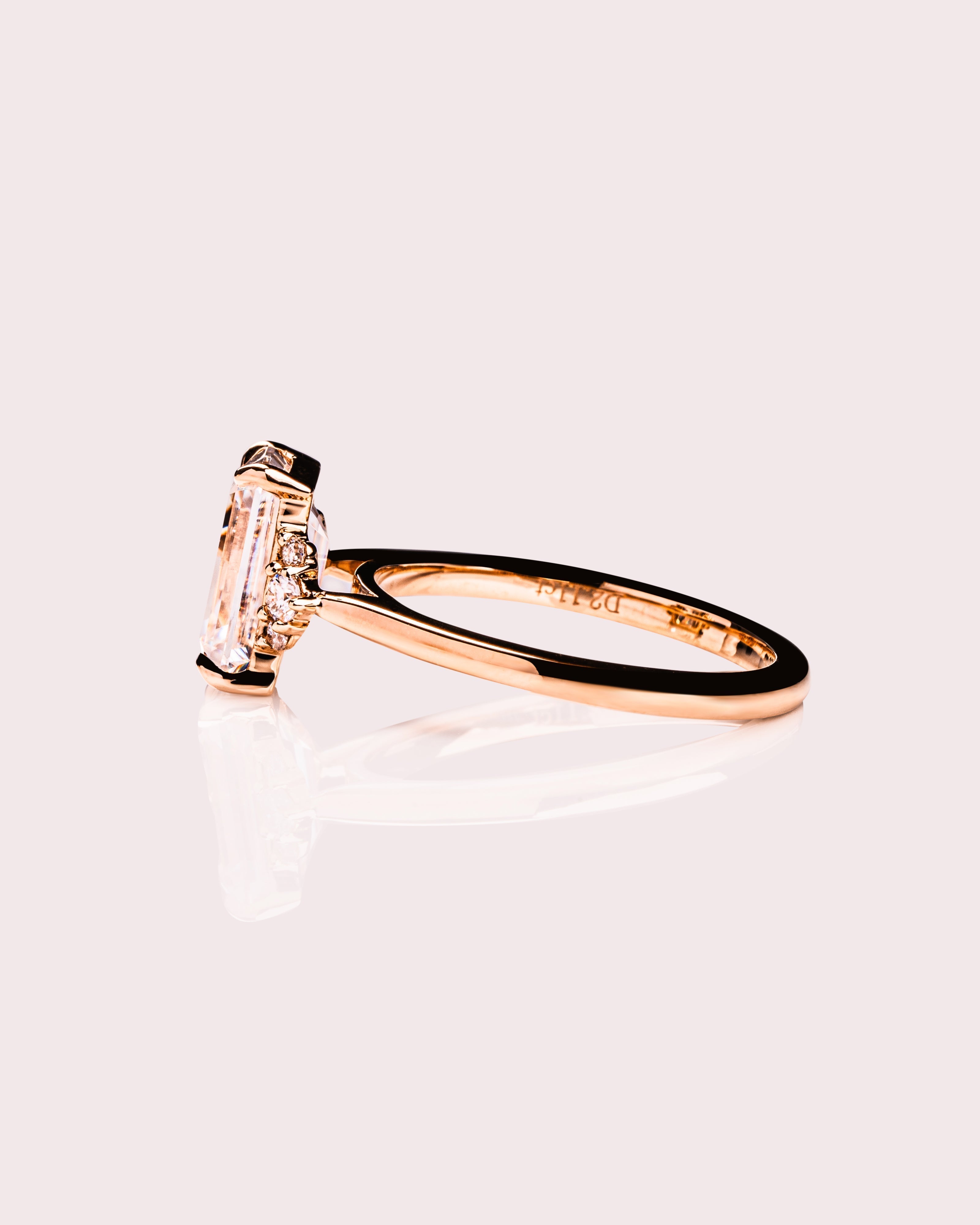 Cecilia - Emerald | Gold 18k