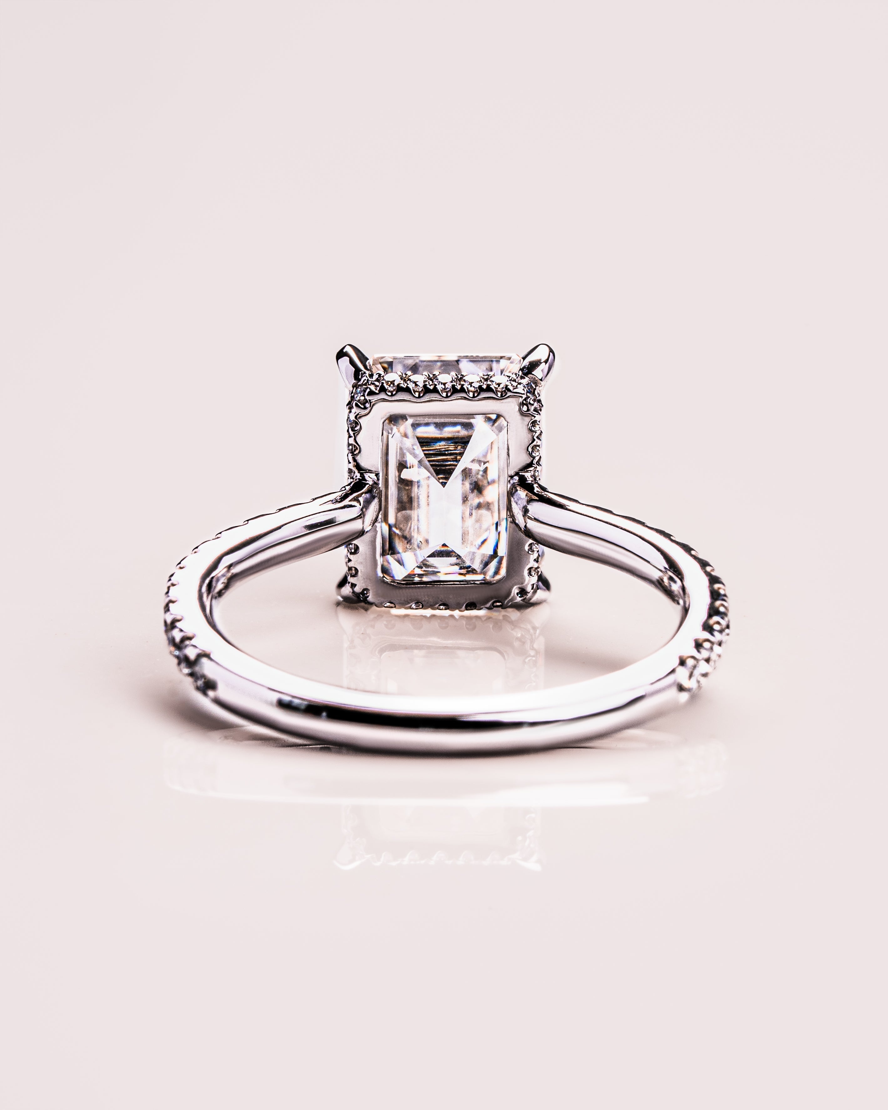 Jasmine (with Pavé) - Emerald | Silver