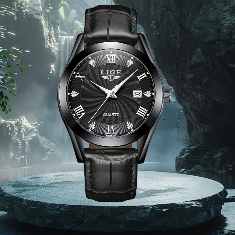 Elegant design watch, multi-color dial selection and mineral glass