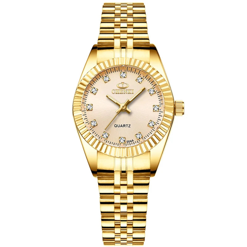 Women's Quartz Waterproof Steel Watch