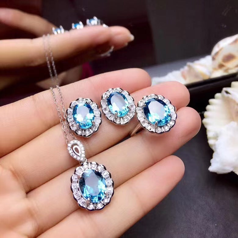 Nerina Valeor Set | White Gold 16k