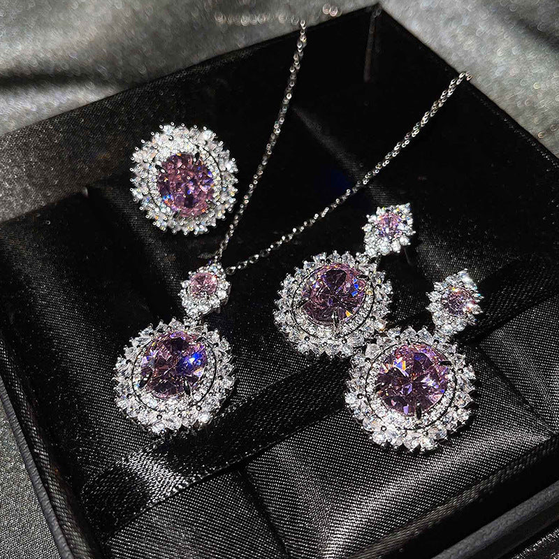 Vespera Aetherin Pink Set | White Gold 18k