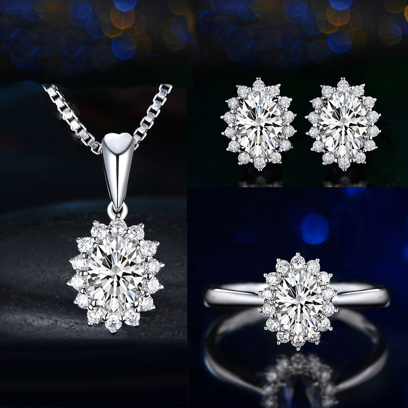 Sophia Fleurane White Set | White Gold 16k