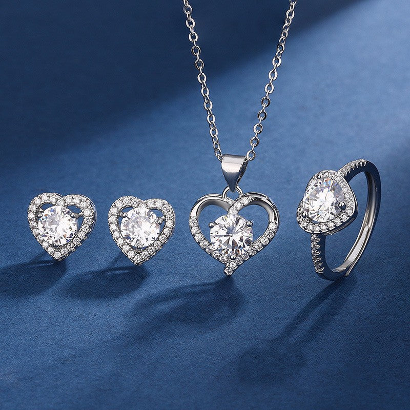 Anara Lysanthe Set | White Gold 16k