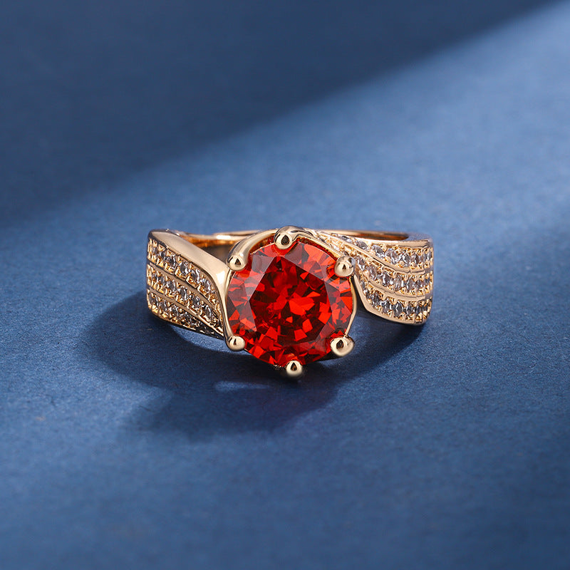 Crimson Champagne Set | Rose Gold 14k