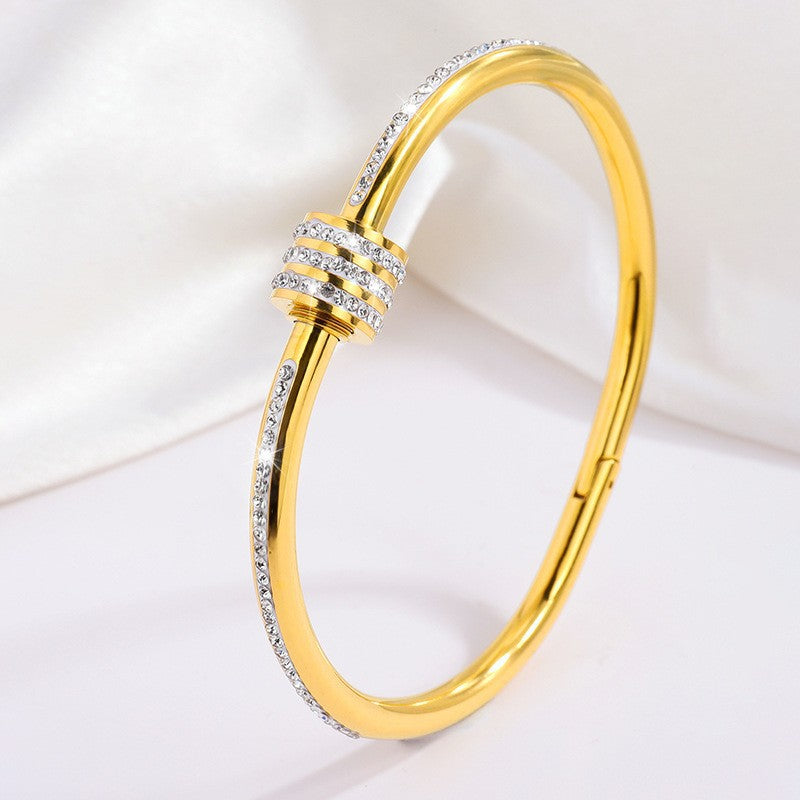 Tessandra Virelli Bracelet White | Gold 16k