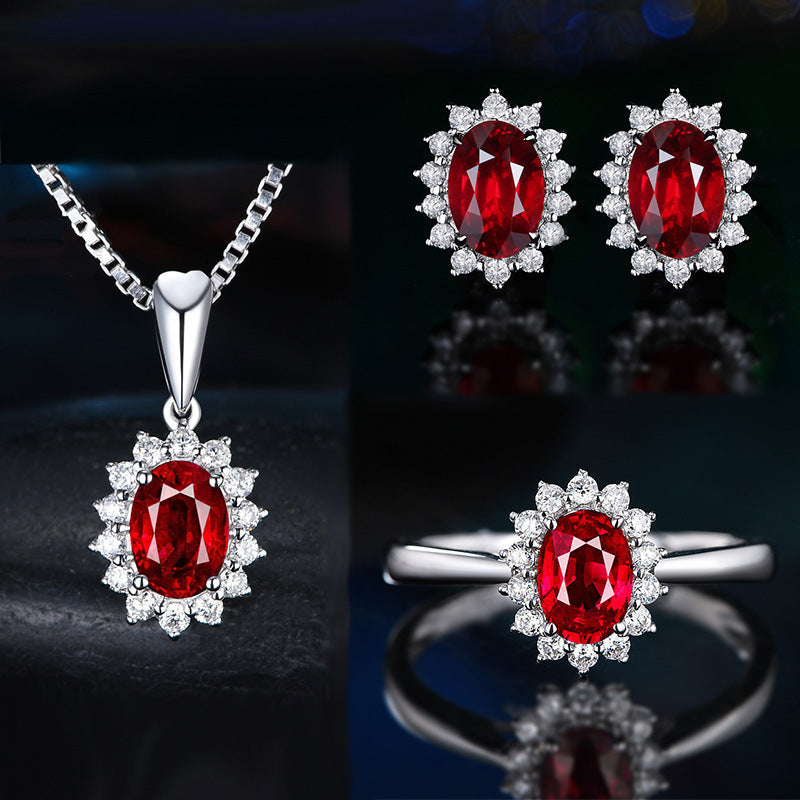 Sophia Fleurane White Set | White Gold 16k