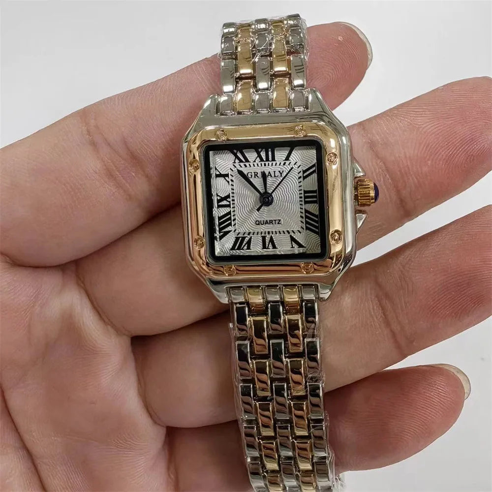 Luxury Business Gold Stainless Steel Watch