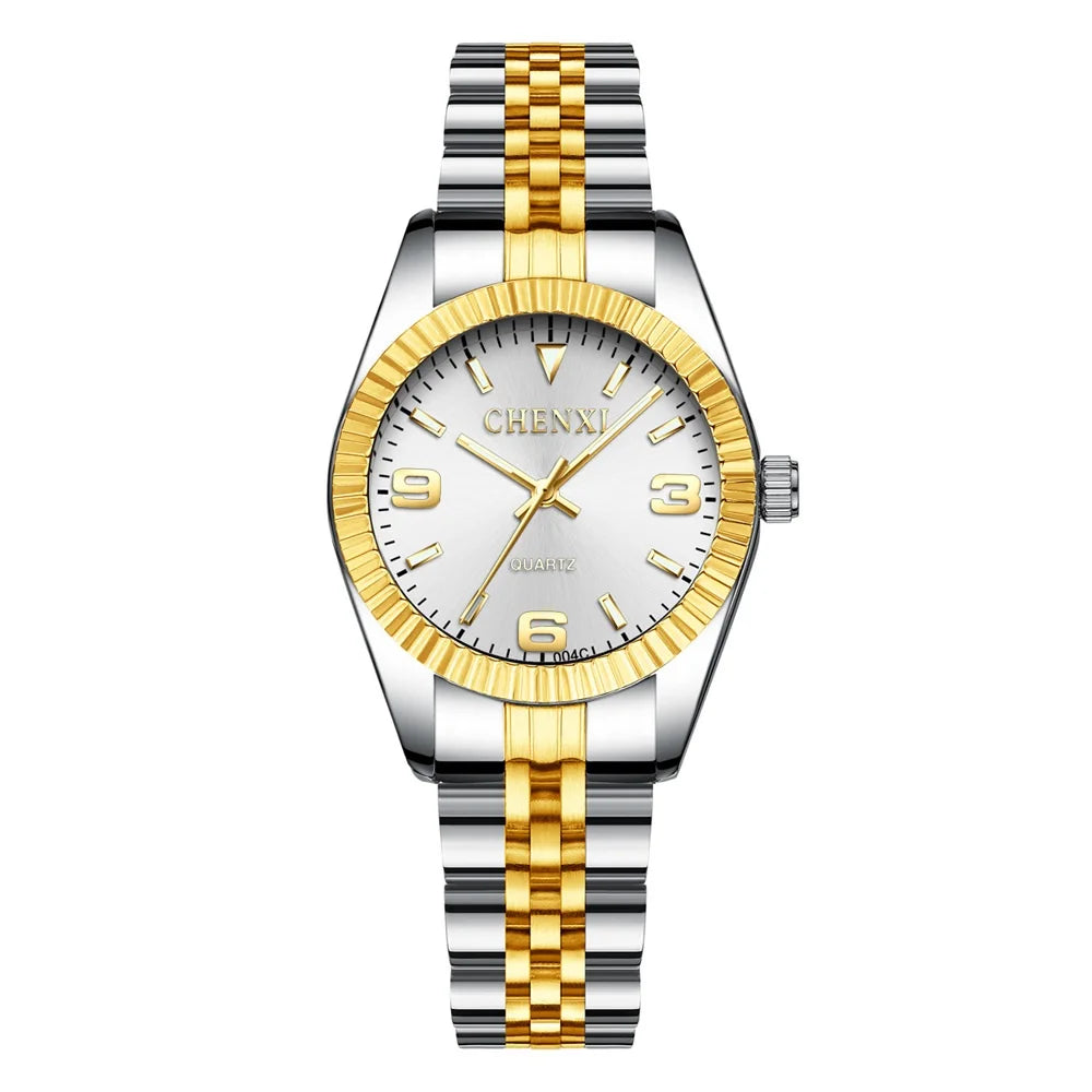 Women Dress Strass Quartz Waterproof Watch