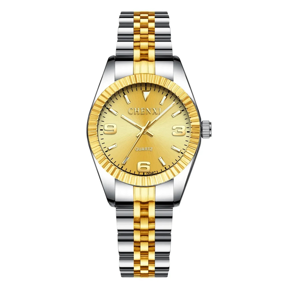 Women Dress Strass Quartz Waterproof Watch
