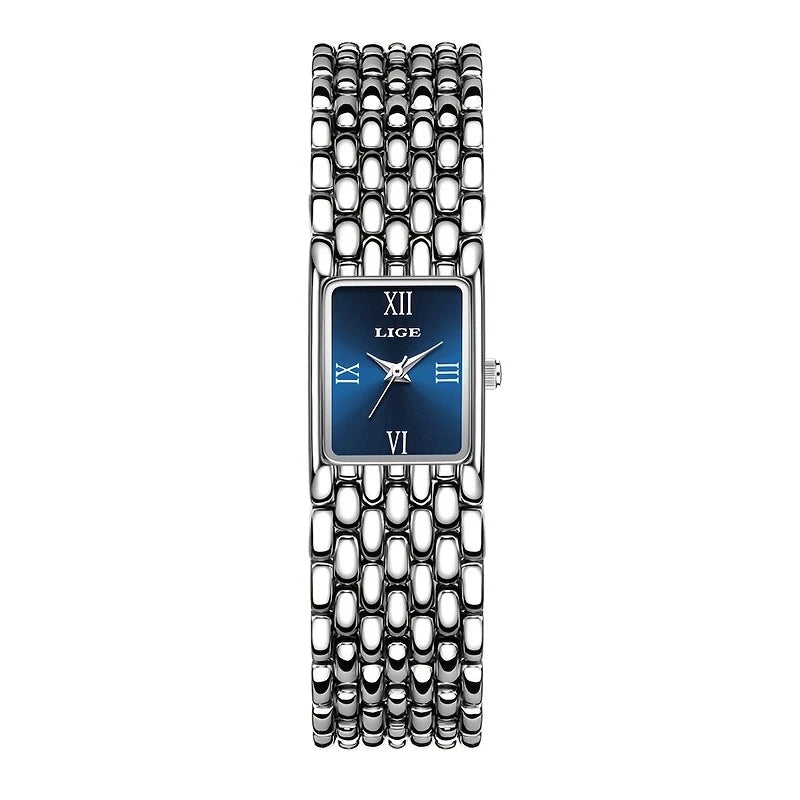 Women'S Luxury Quartz Watch - Stainless Steel Band