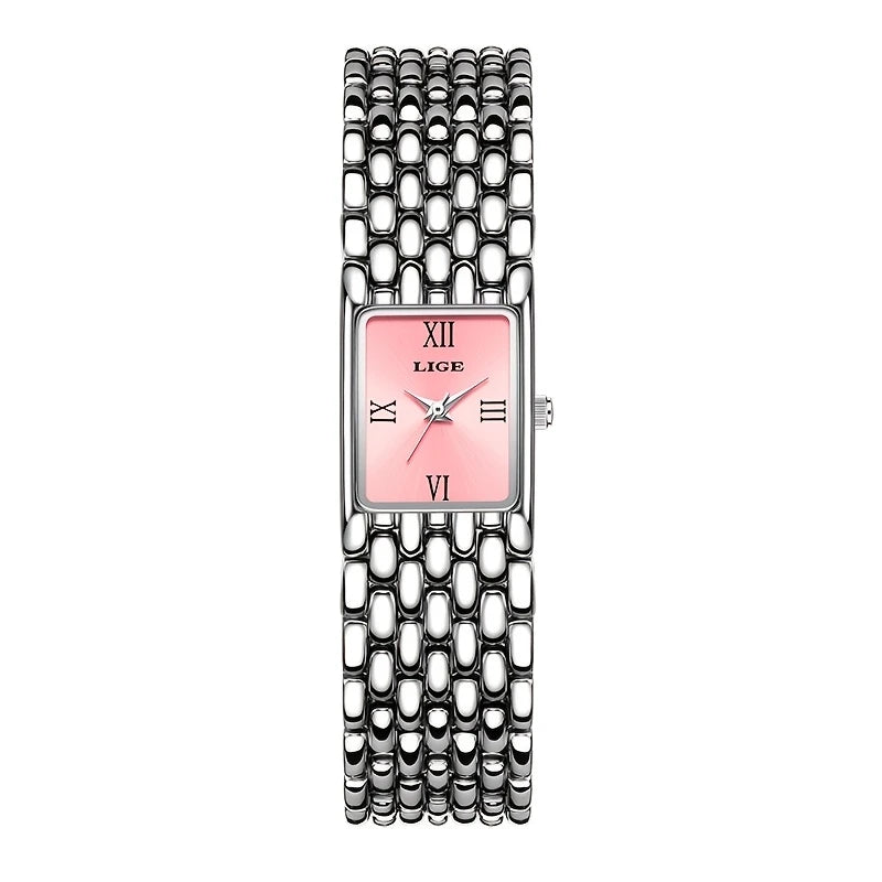 Women'S Luxury Quartz Watch - Stainless Steel Band