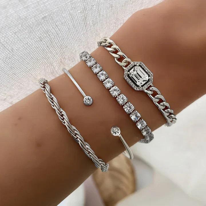Domitia Calvina Bracelet Set | Gold 18k